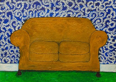 Cozy Living Room Sofa by Dale Hefer & Family