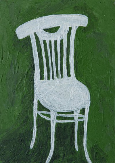 White Chair Green by Dale Hefer & Family