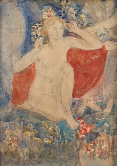 Study for Decoration for Spring: The Waking Earth, c. 1924 by Dame Ethel Walker
