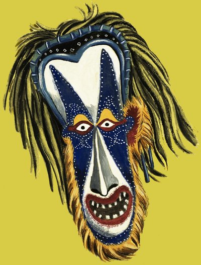 Japanese Theatrical Mask by Dan Escott