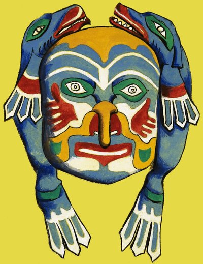 Japanese Theatrical Mask by Dan Escott