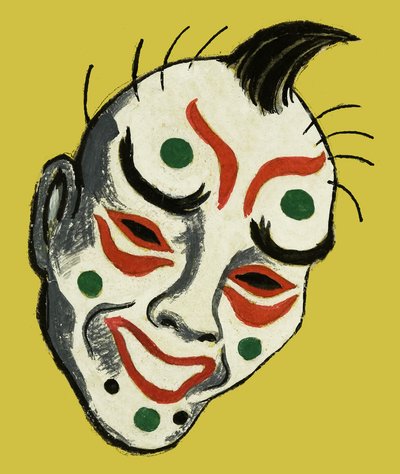 Japanese Theatrical Mask by Dan Escott