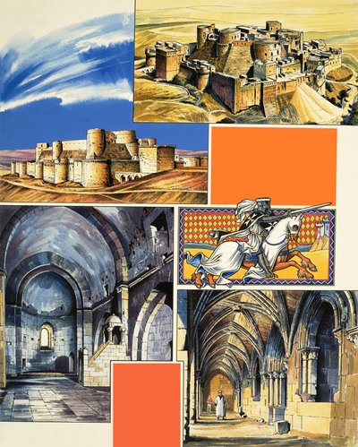 Le Krak Des Chevaliers castle in Syria by Dan Escott