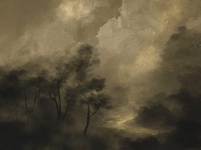 Moody Woods by Dan Hobday