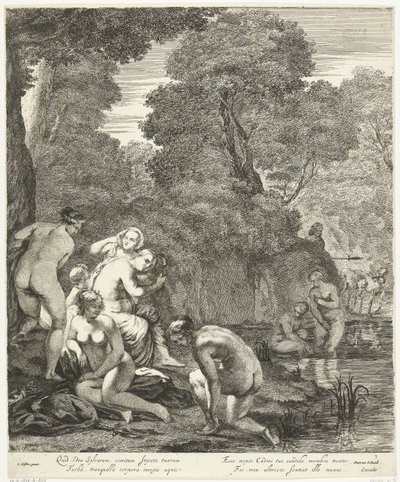 Diana and Her Nymphs Discovered by Actaeon by Dancker Danckerts