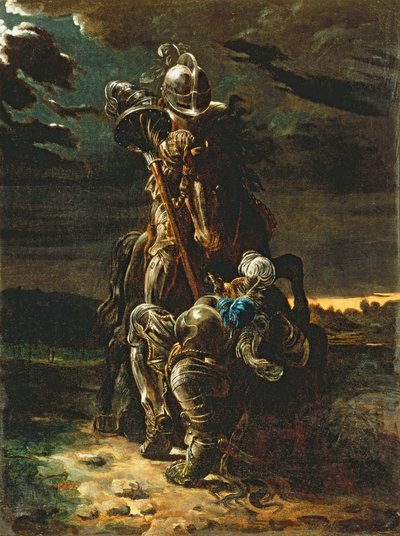 And in the First Career they Ran, the Elfin Knight Fell Horse and Man by Daniel Maclise