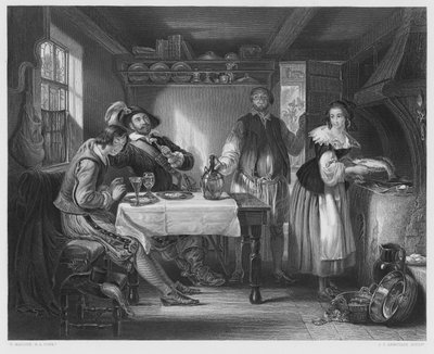 Gil Blas at Pennaflor, from the picture in the Royal Collection by Daniel (after) Maclise