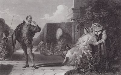 Malvolio, Twelfth Night by Daniel (after) Maclise