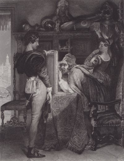 Salvator Rosa by Daniel (after) Maclise