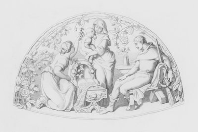 Shakespeare, The Infant (engraving) by Daniel (after) Maclise