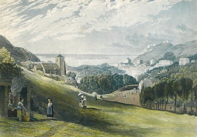 Hastings from the London Road by Daniel Havell
