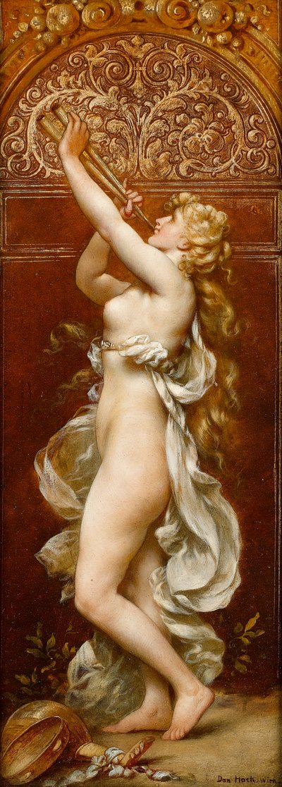 Music: A Decorative Allegorical Panel by Daniel Hock