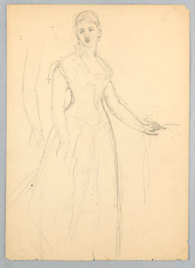 Sketch for a Portrait of Bella Worsham, 1878 by Daniel Huntington