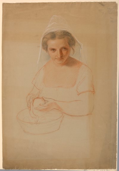 Study for "Ichabod Crane", 1861 by Daniel Huntington