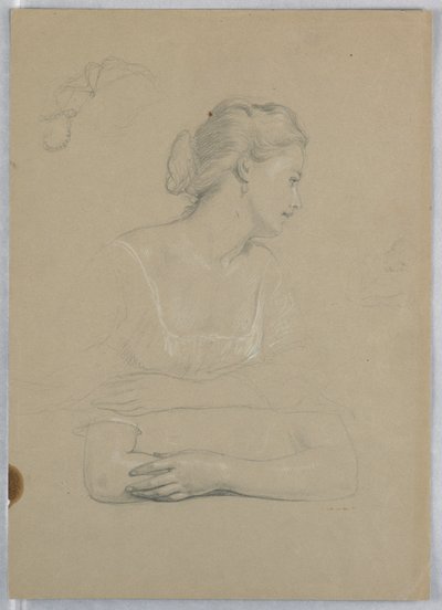 Study for "Martha Washington Reception", 1860 by Daniel Huntington