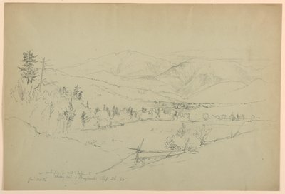 Mount Washington from Road by Jefferson, New Hampshire by Daniel Huntington