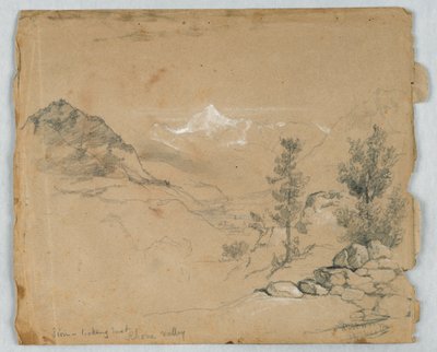 Sion, Looking East, Rhone Valley by Daniel Huntington