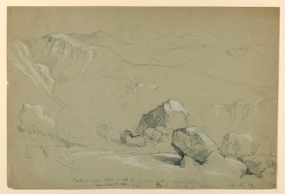 Sketch from Mount Chocorua by Daniel Huntington