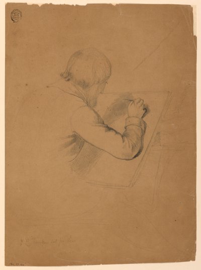 Study for "Communion of the Sick" by Daniel Huntington
