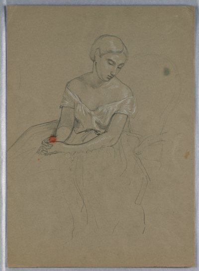 Study for "Martha Washington Reception" by Daniel Huntington