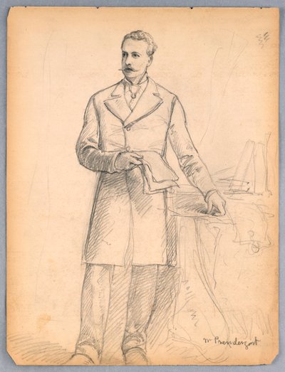 Study for Portrait of James Prendergast by Daniel Huntington