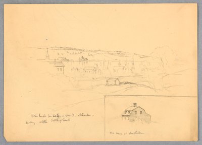 View of Groton Heights from New London by Daniel Huntington
