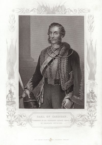 Portrait of James Brudenell, Earl of Cardigan by Daniel John. Pound
