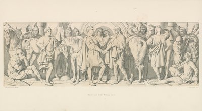 Harold and Duke William Meet by Daniel Maclise