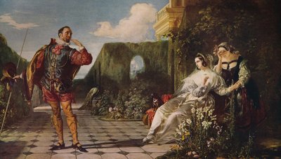 Malvolio and the Countess by Daniel Maclise