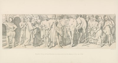 Meanwhile, Tostig and Harold Hardrada are victorious and receive the submission of the City of York by Daniel Maclise