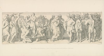Morcar, Elected Earl of Northumbria, in Place of Tostig, Harold Mediates with the Nuneios of the Election by Daniel Maclise
