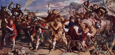 The Earls of Desmond and Ormond by Daniel Maclise