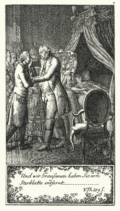 And We Have Cruelly Kept You from the Deathbed by Daniel Nikolaus Chodowiecki