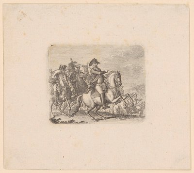March of the Prussian Army by Daniel Nikolaus Chodowiecki
