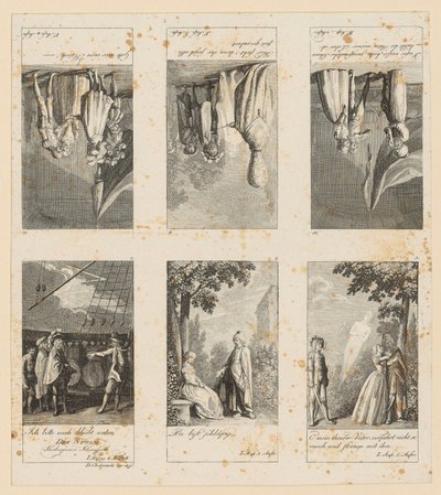 Plates 1-3 and 10-12 for Shakespeare