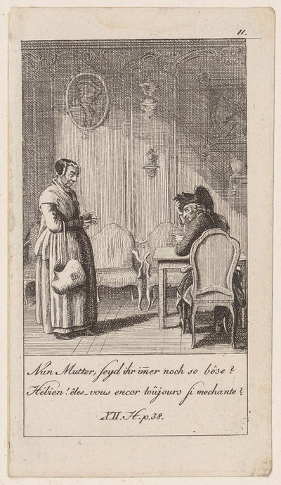 Sheet 11 for “Anecdotes and Character Traits of Frederick II, King of Prussia” by Daniel Nikolaus Chodowiecki