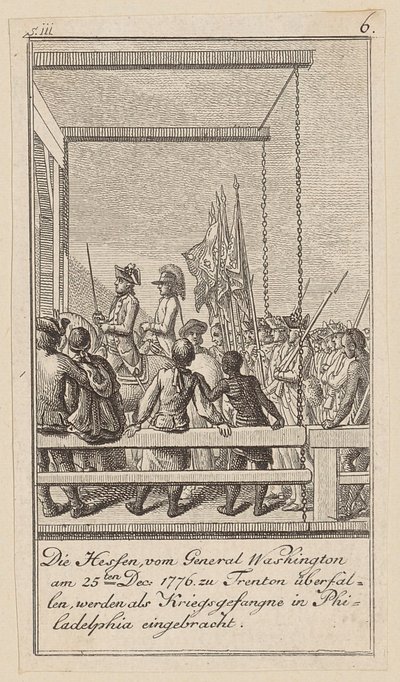Sheet 6 from the series for the essay "The History of the Revolution of North America", by M. C. Sprengel. by Daniel Nikolaus Chodowiecki