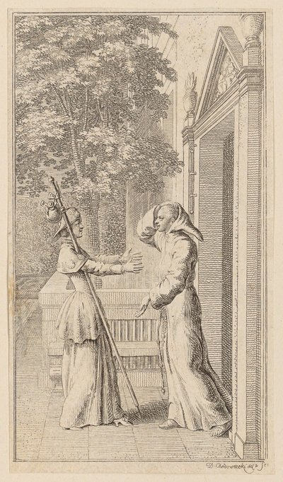 Brother Greycoat and the Pilgrim, Plate 4 from the First Edition of 