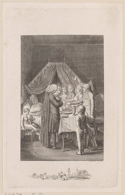 Entry into the World [Baptism] by Daniel Nikolaus Chodowiecki