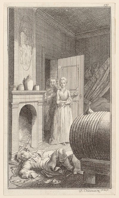 Her Second Husband by Daniel Nikolaus Chodowiecki