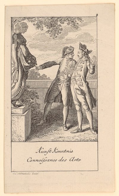 Art Connoisseurship by Daniel Nikolaus Chodowiecki
