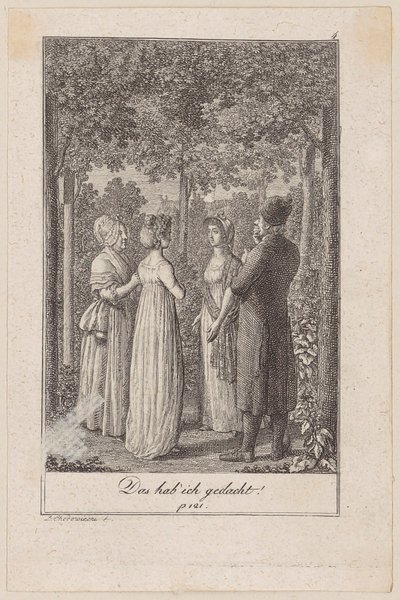 Lottchen Visits Minchen, Who Tells of the Meeting with the Landowner, Sheet 4 of the Series 