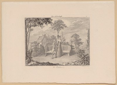 Period I, Sheet 2 of the Series "The Course of Life" by Daniel Nikolaus Chodowiecki