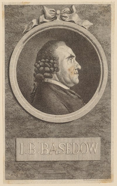 Portrait of Johannes Bernhard Basedow by Daniel Nikolaus Chodowiecki
