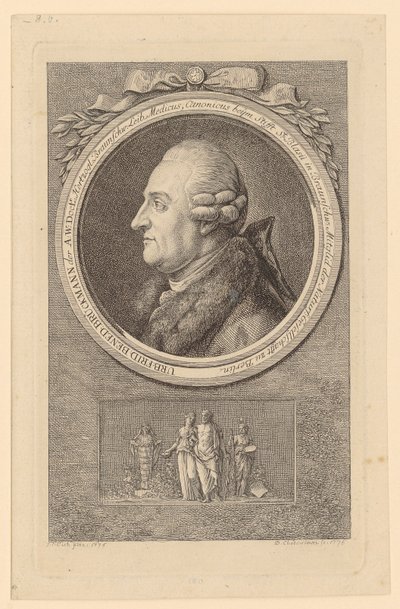 Portrait of U. F. B. Brückmann by Daniel Nikolaus Chodowiecki