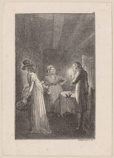 Travelers Must Lodge in a Bad Inn by Daniel Nikolaus Chodowiecki