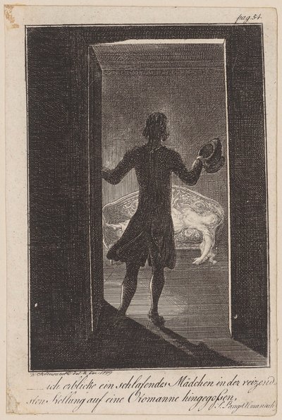Robert Encounters Louise by Daniel Nikolaus Chodowiecki