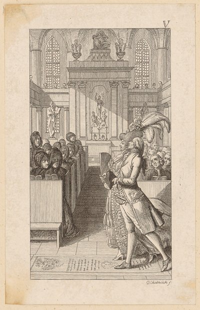 His Fifth Wife by Daniel Nikolaus Chodowiecki