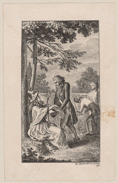 Title Copper for "Gleanings" by Daniel Nikolaus Chodowiecki