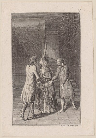 Two Travelers Arrive at the Lady